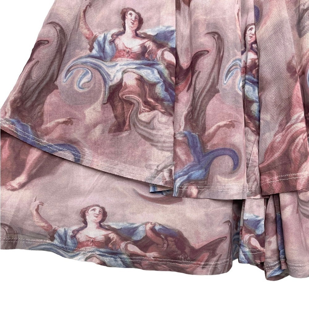 Urban Outfitters Rosie Mesh Romper Renaissance Print NWT - Picture 5 of 15